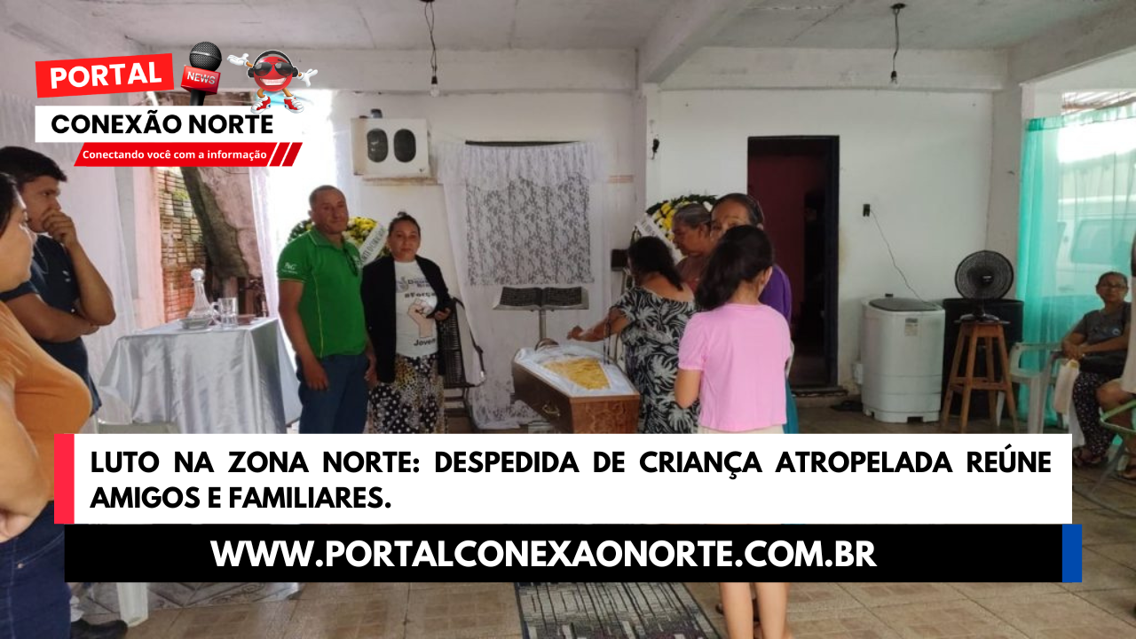 Luto na Zona Norte: Despedida de Criança Atropelada Reúne Amigos e Familiares
