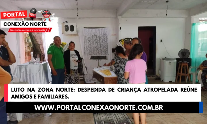 Luto na Zona Norte: Despedida de Criança Atropelada Reúne Amigos e Familiares